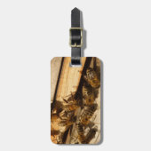 Étiquette À Bagage Abeilles de miel (Devant Vertical)