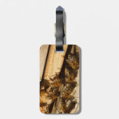 Étiquette À Bagage Abeilles de miel (Dos Vertical)