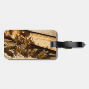 Étiquette À Bagage Abeilles de miel