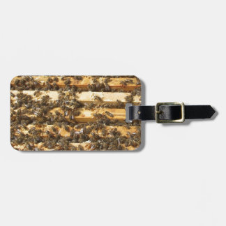 Étiquette À Bagage Abeilles de miel partout
