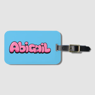 Étiquette À Bagage Abigail