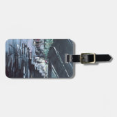 Étiquette À Bagage Abritée par le soleil du milieu de matinée (Devant horizontal)