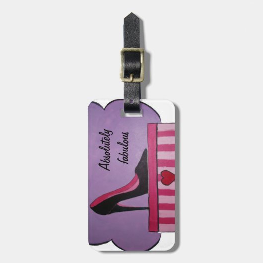 Étiquette À Bagage Absolument fabuleux (Devant Vertical)
