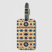 Étiquette À Bagage Abstract All-Seeing Eye Magical Pattern  (Devant Vertical)