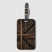 Étiquette À Bagage Abstrait (Devant Vertical)