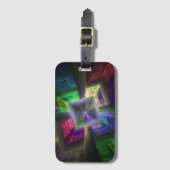 Étiquette À Bagage Abstrait (Devant Vertical)