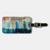 Étiquette À Bagage Abstraite de Lakeshore National Rocks (Devant horizontal)