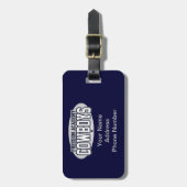 Étiquette À Bagage Académie de liberté ; Cowboys (Devant Vertical)