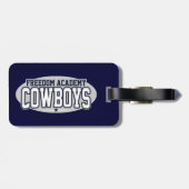 Étiquette À Bagage Académie de liberté ; Cowboys (Dos horizontal)