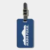 Étiquette À Bagage Acadia s'il vous plaît (Devant Vertical)