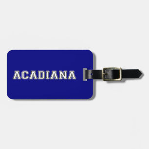 Étiquette À Bagage Acadiana