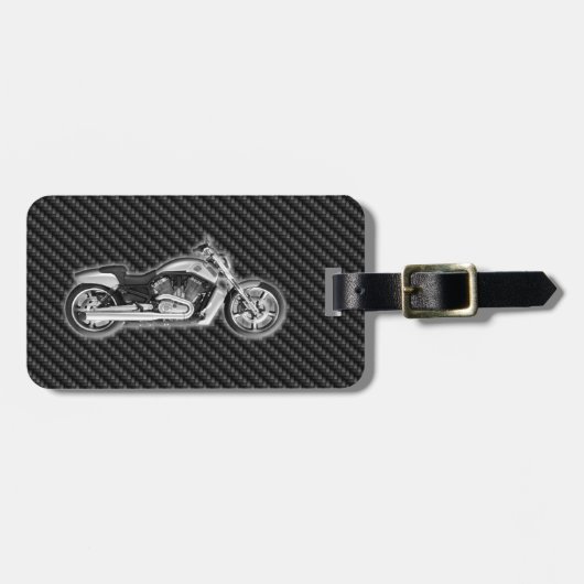 Étiquette À Bagage Accessoire de mode de la moto 3D de Harley de (Devant horizontal)