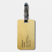 Étiquette À Bagage Accessoire de voyage Custom School Suitcase sac à  (Dos Vertical)