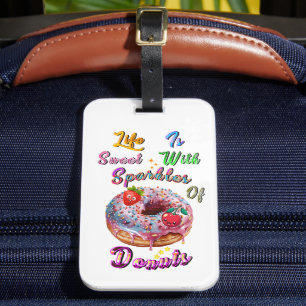 Étiquette À Bagage Accessoires De Vie Sont Douce Avec Des Étincelles