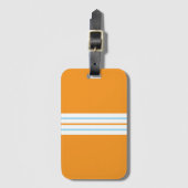 Étiquette À Bagage Accessoires Murugi OrangeFlux (Devant Vertical)