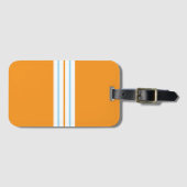 Étiquette À Bagage Accessoires Murugi OrangeFlux (Devant Horizontal)