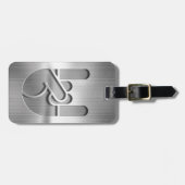 Étiquette À Bagage Acier de main de roche (Devant horizontal)