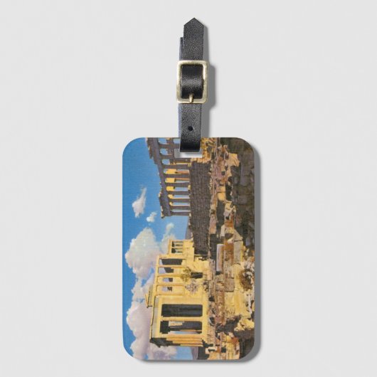 Étiquette À Bagage Acropole (Devant Vertical)