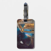 Étiquette À Bagage Acropole du Parthénon La Grèce rencontre l'espace (Dos Vertical)