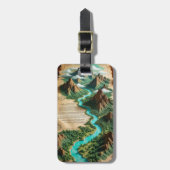 Étiquette À Bagage Acrylic Keychain (Devant Vertical)