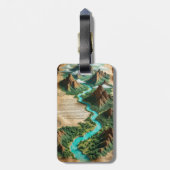 Étiquette À Bagage Acrylic Keychain (Dos Vertical)