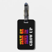 Étiquette À Bagage Activer le réglage dans la croissance (Dos Vertical)