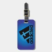 Étiquette À Bagage Addicité (Devant Vertical)