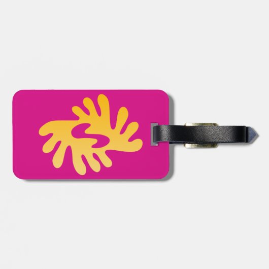 Étiquette À Bagage Adinkra (paix) (Dos horizontal)