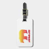 Étiquette À Bagage Adirondacks Bear (Devant Vertical)