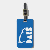 Étiquette À Bagage Adirondacks Ice Escalade (Devant Vertical)