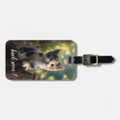 Étiquette À Bagage Adorable Calico Kitten (Devant horizontal)