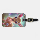 Étiquette À Bagage adorable Fête de Noël (Devant horizontal)