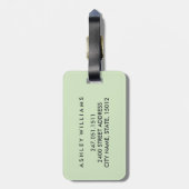 Étiquette À Bagage Adventure Await World Map (Dos Vertical)