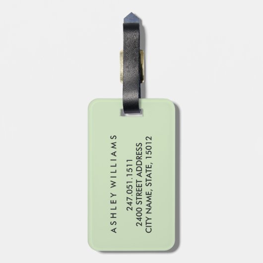 Étiquette À Bagage Adventure Await World Map (Dos Vertical)