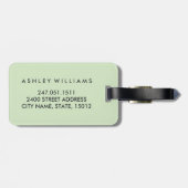 Étiquette À Bagage Adventure Await World Map (Dos horizontal)