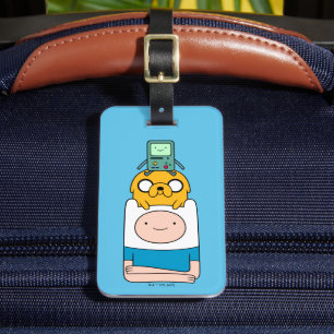 Étiquette À Bagage Adventure Time BMO, Jake et Finn