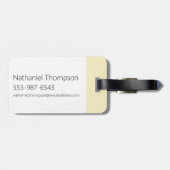 Étiquette À Bagage Adventure Time | Croquis "Algébrique" de Finn (Dos horizontal)