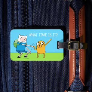 Étiquette À Bagage Adventure Time Finn & Jake se tapent dans la mai