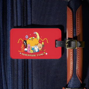 Étiquette À Bagage Adventure Time Grand Graphique de Jake et ses Am