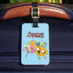 Étiquette À Bagage Adventure Time   Lady, Bubblegum, Finn et Jake