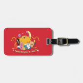 Étiquette À Bagage Adventure Time | Large Jake Group Graphic (Devant horizontal)
