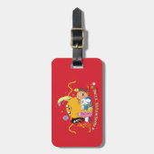 Étiquette À Bagage Adventure Time | Large Jake Group Graphic (Devant Vertical)