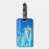 Étiquette À Bagage aérien des Bahamas (Dos Vertical)