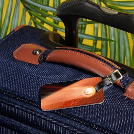 Étiquette À Bagage Aérocoque Avec Perpersévérance Rover Descente Vers (Insitu Rectoal 3)