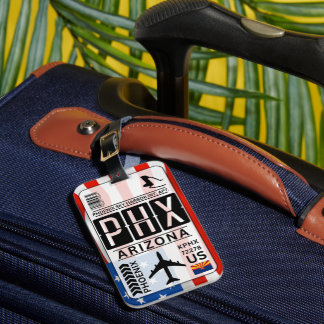 Étiquette À Bagage Aéroport Phoenix Arizona PHX