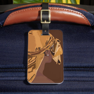 Étiquette À Bagage Aesthetic art Black man with durag artwork