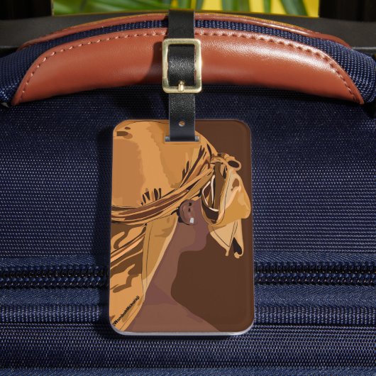 Étiquette À Bagage Aesthetic art Black man with durag artwork (Insitu Rectoal 2)