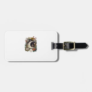 Étiquette À Bagage Aesthetic Goblincore et Cottagecore Champignon Dou