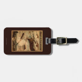 Étiquette À Bagage Affiche chaude de théâtre de cirque de ballon à (Devant horizontal)