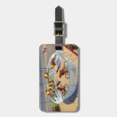 Étiquette À Bagage Affiche De Cirque Des Sept Gaynells Vélos D'Équita (Devant Vertical)